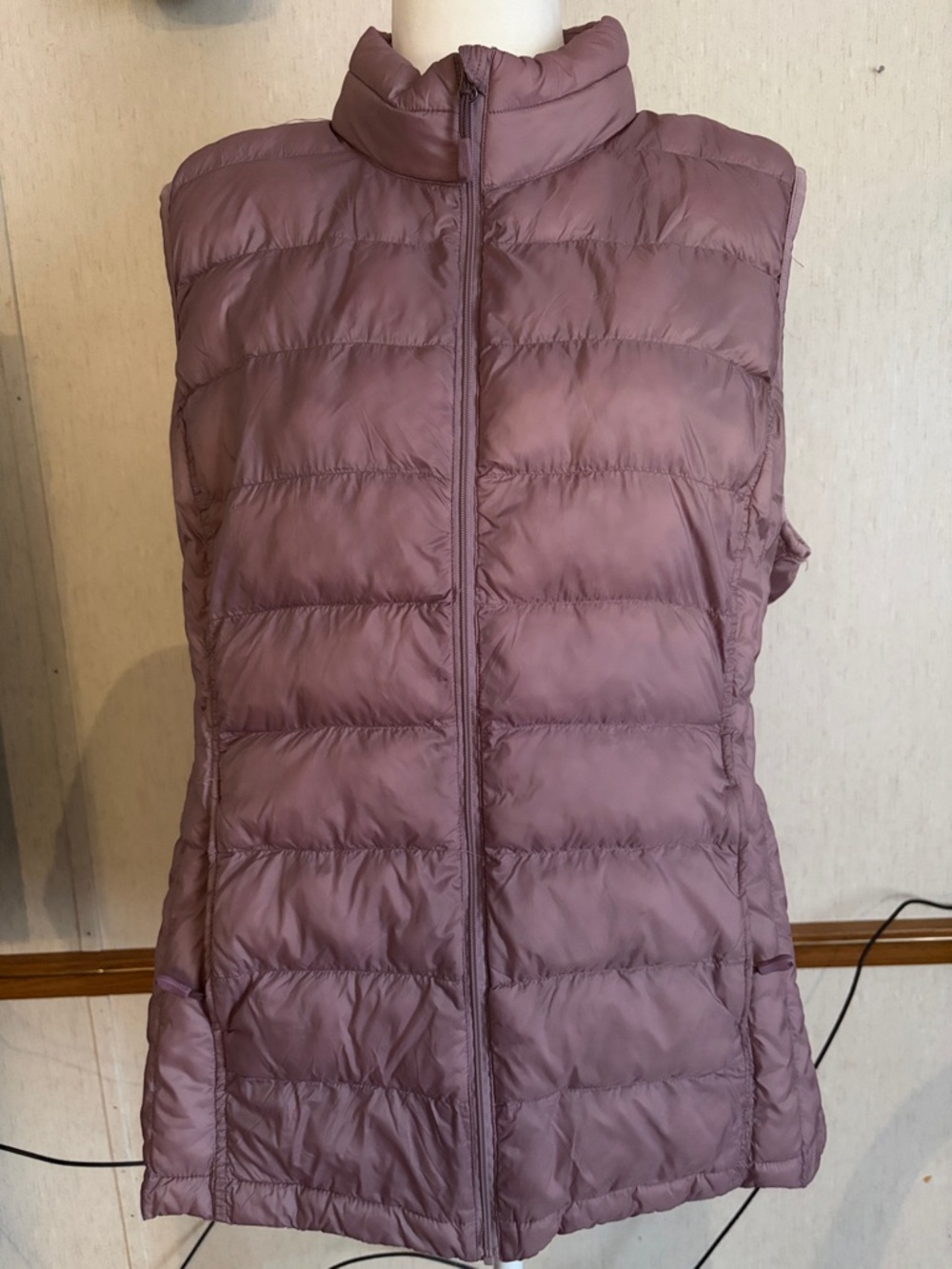 32 Degrees Mauve Quilted Puffer Vest
